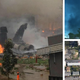 Illustration for article titled F-18 Crashes into Apartment Building and Explodes (Update: No Deaths)
